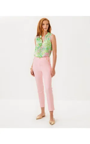 29" Ana High Rise Pant Pink Muse