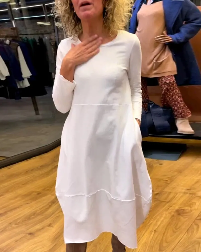 ALINA -  Chic Midi Dress