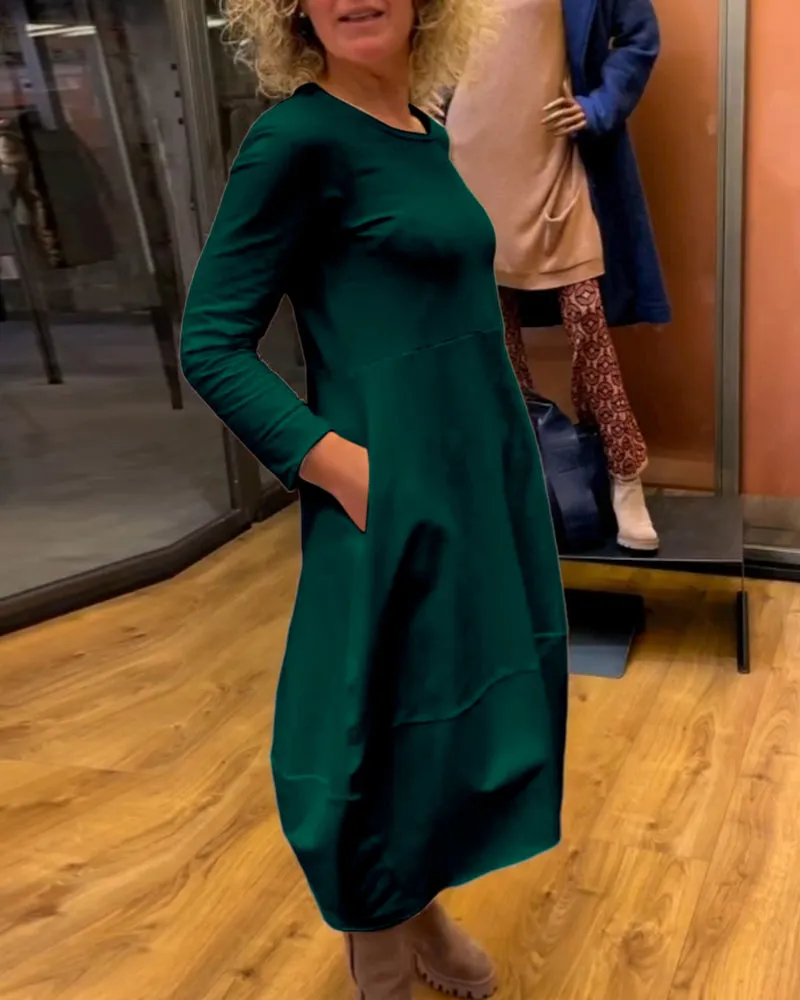 ALINA -  Chic Midi Dress