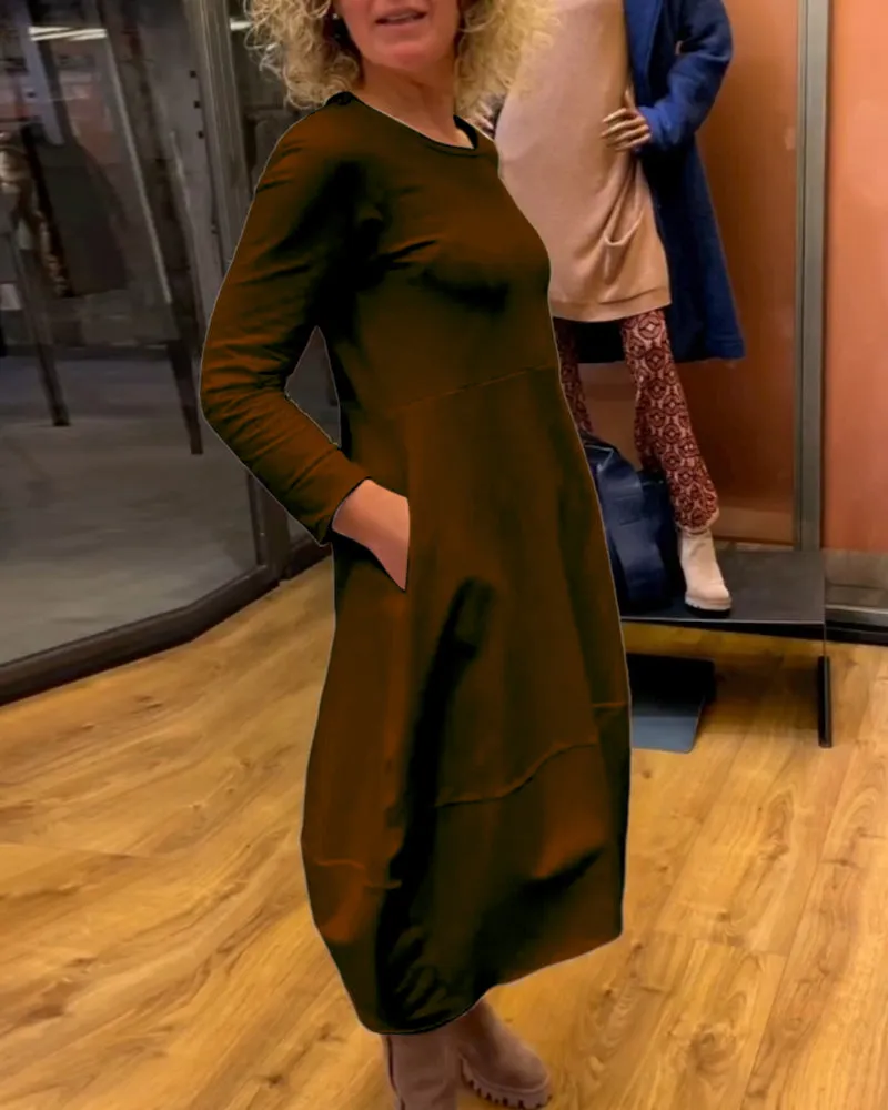 ALINA -  Chic Midi Dress
