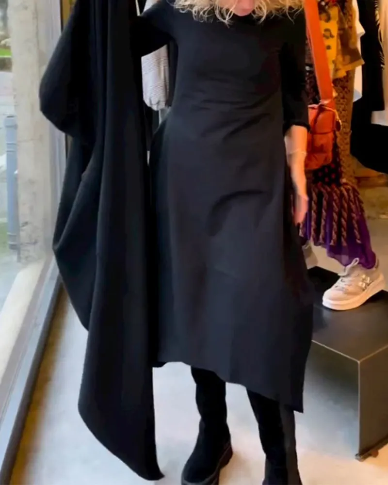 ALINA -  Chic Midi Dress