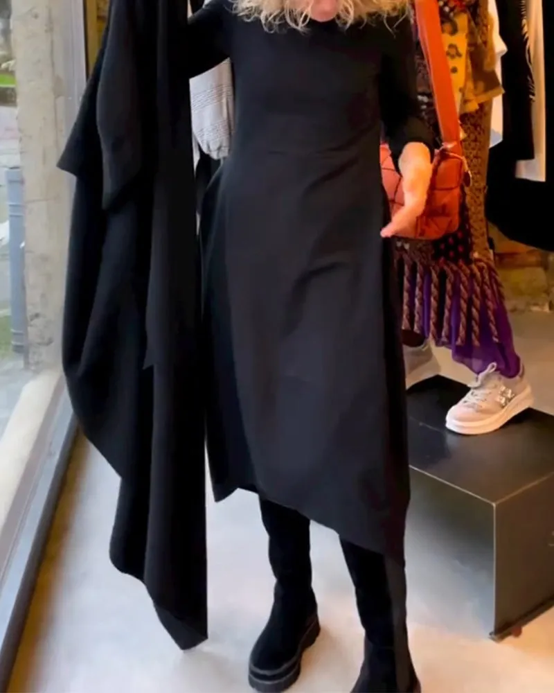 ALINA -  Chic Midi Dress