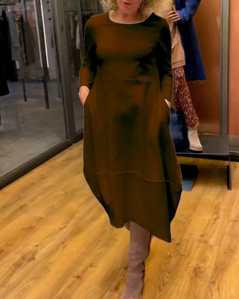 ALINA -  Chic Midi Dress