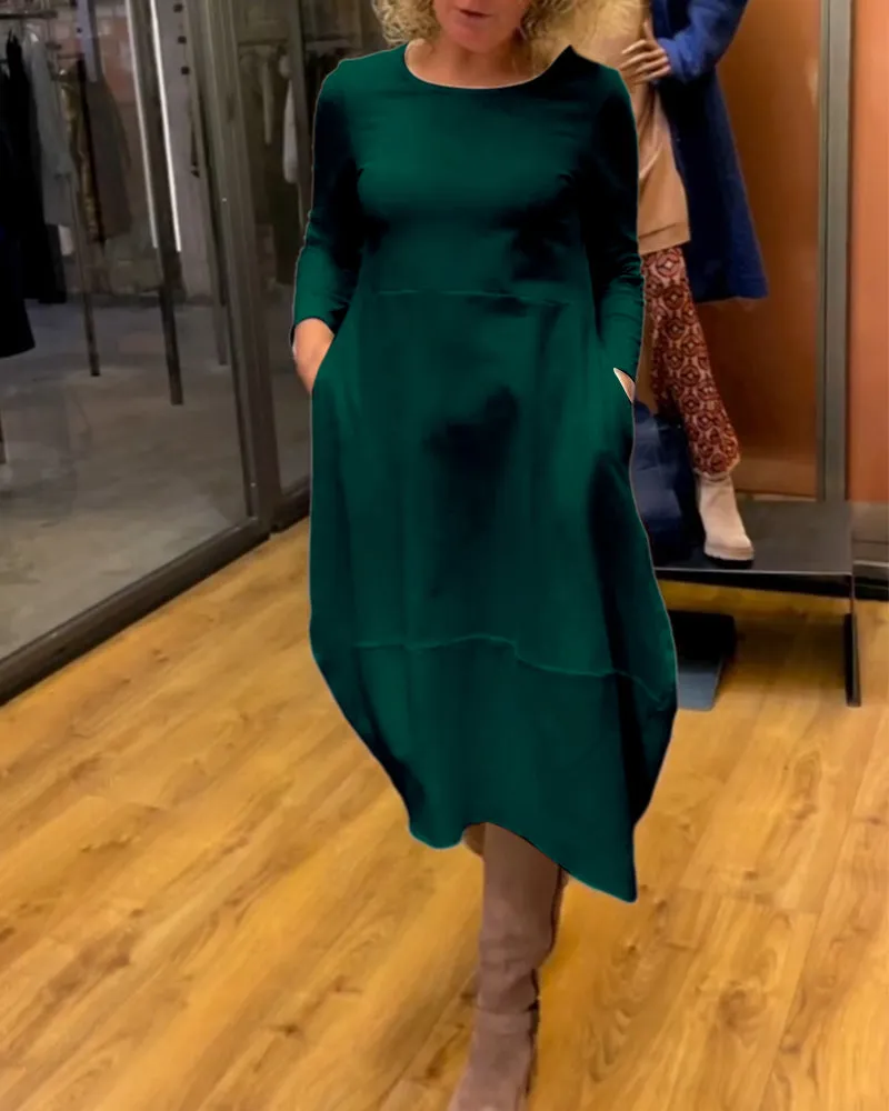 ALINA -  Chic Midi Dress