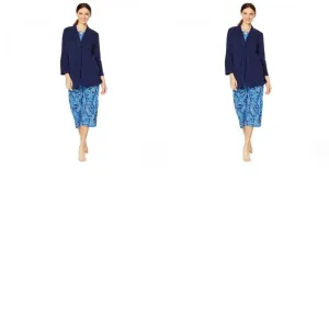Aria Women's 3-Piece Tank Top Jacket And Pant Lounge Set