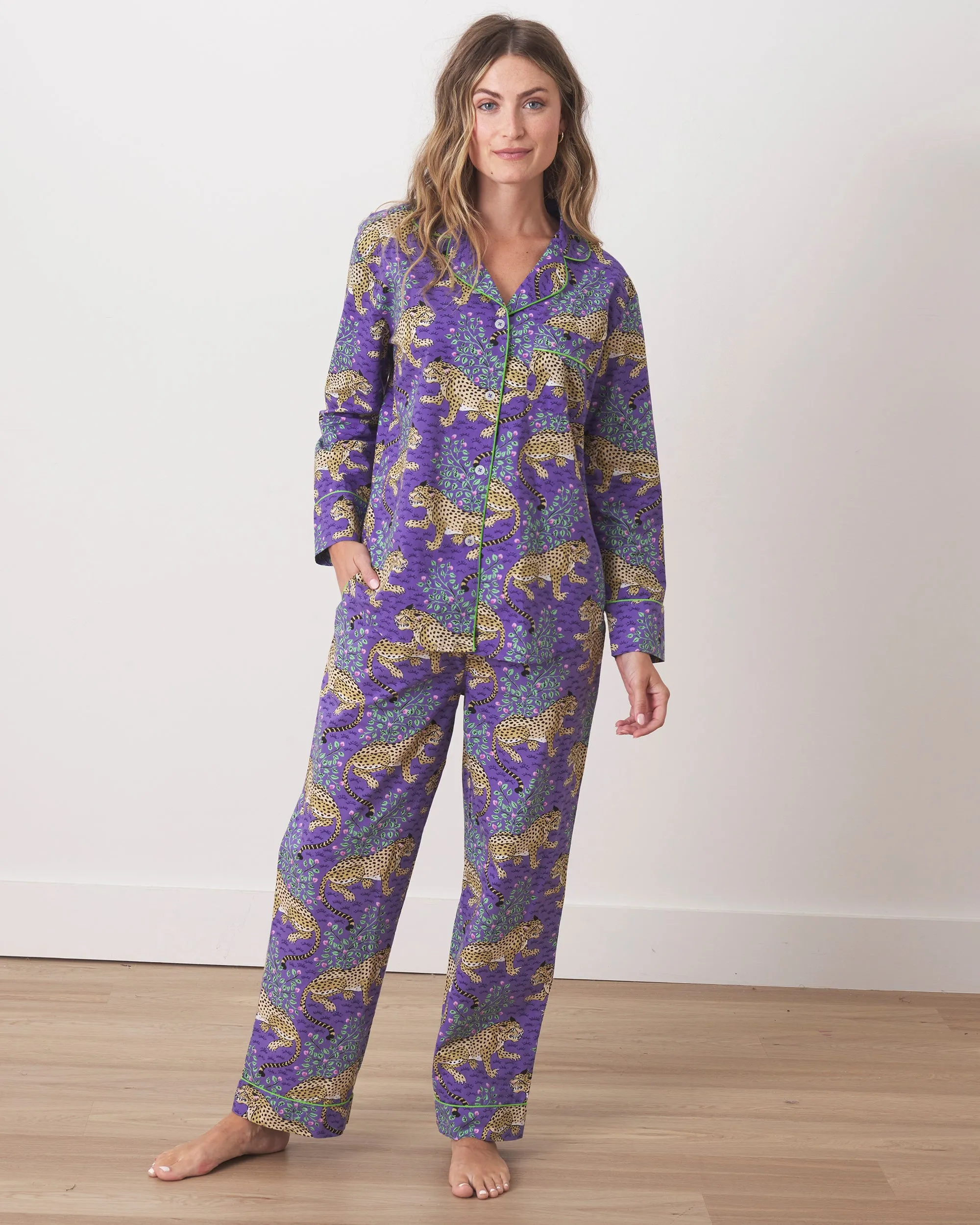 Bagheera - Long PJ Set - Violet