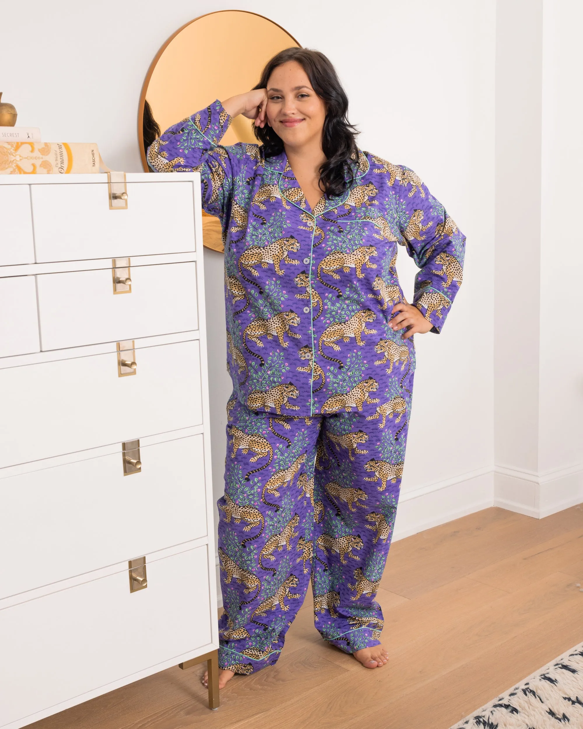 Bagheera - Long PJ Set - Violet