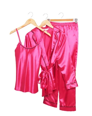 Cassandra Magenta 3-PC Set