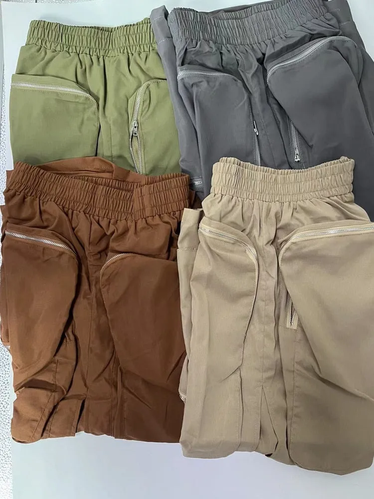 Casual  Loose High Waist Cargo Skirt