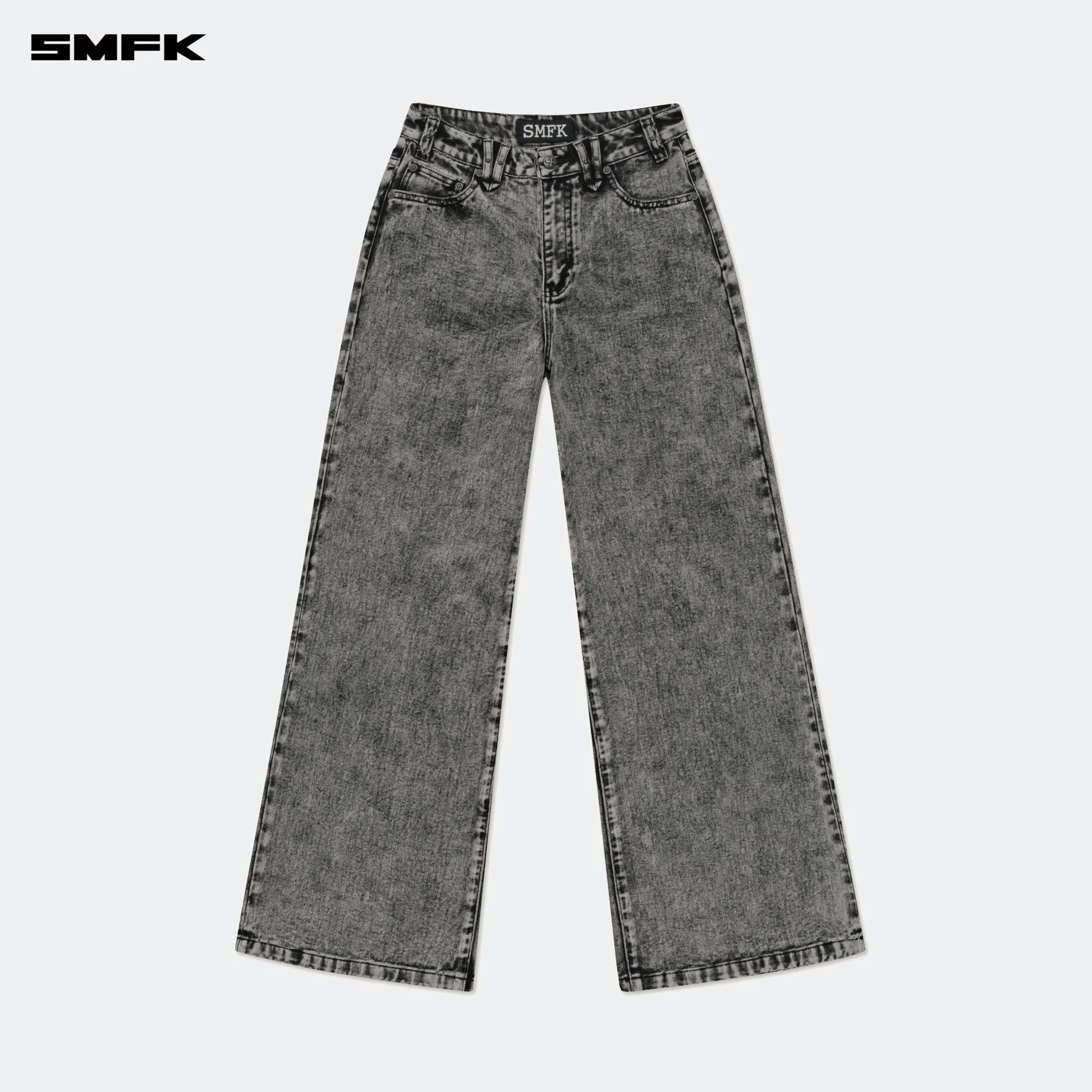 Compass Wild Classic Wide-Leg Jeans Dust Gray