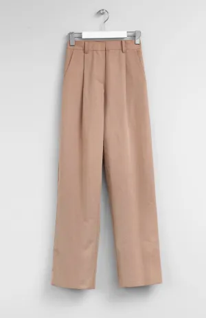 COTTON BEIGE TROUSERS