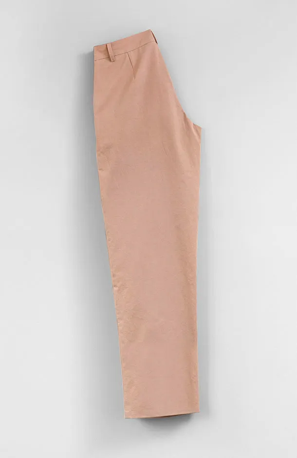 COTTON BEIGE TROUSERS