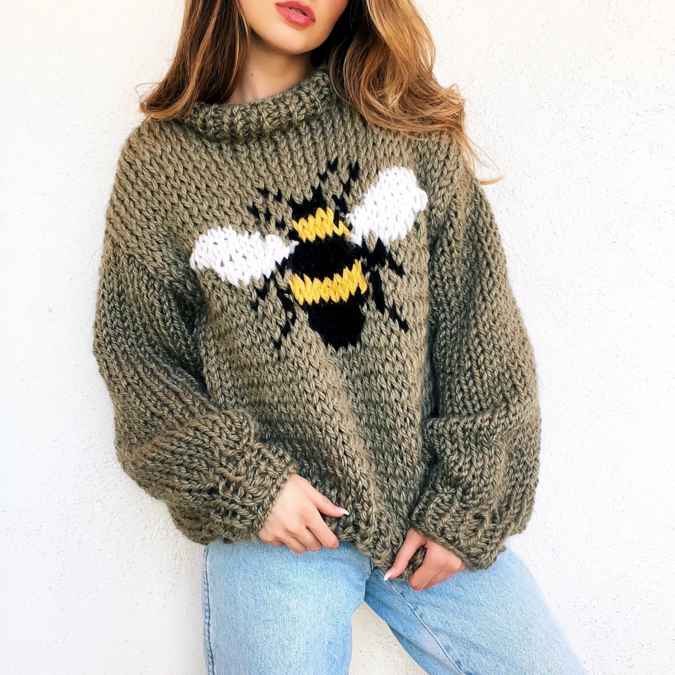Cozy Bee Sweater by Carolannie Crochet