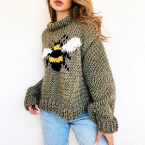 Cozy Bee Sweater by Carolannie Crochet