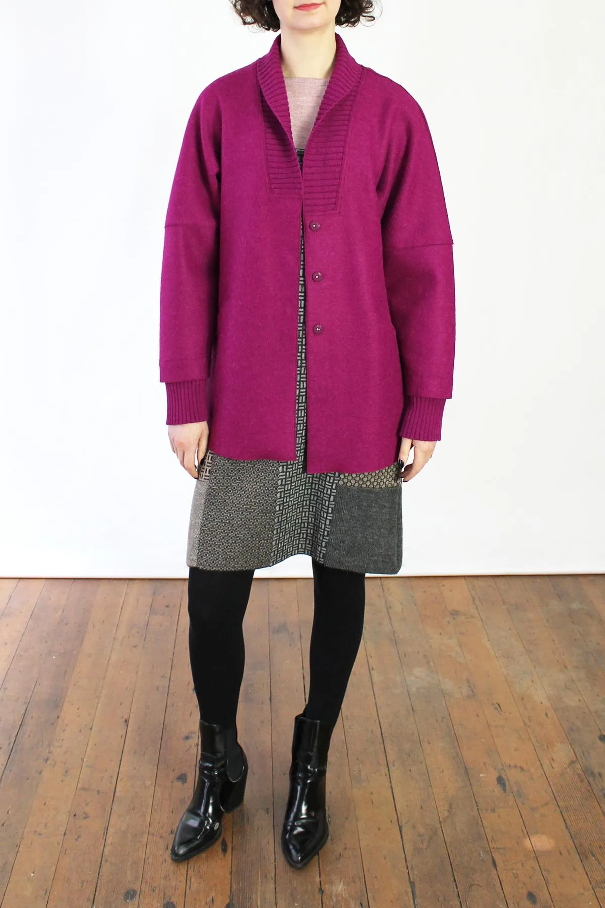 Dahlia Felted Alpaca Jacket