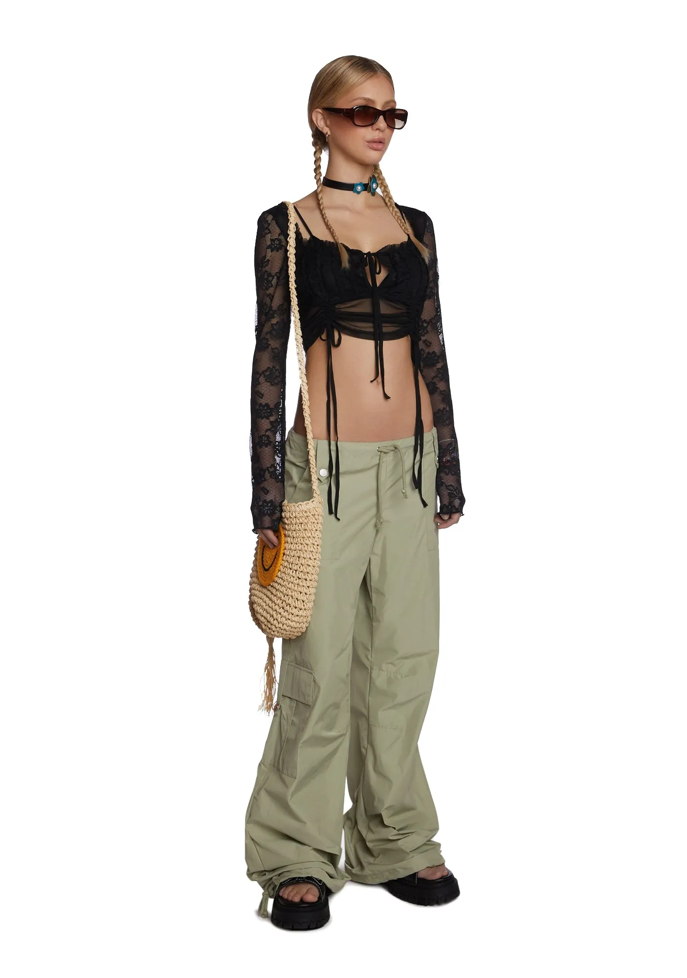 Disc Sharing Cargo Pants