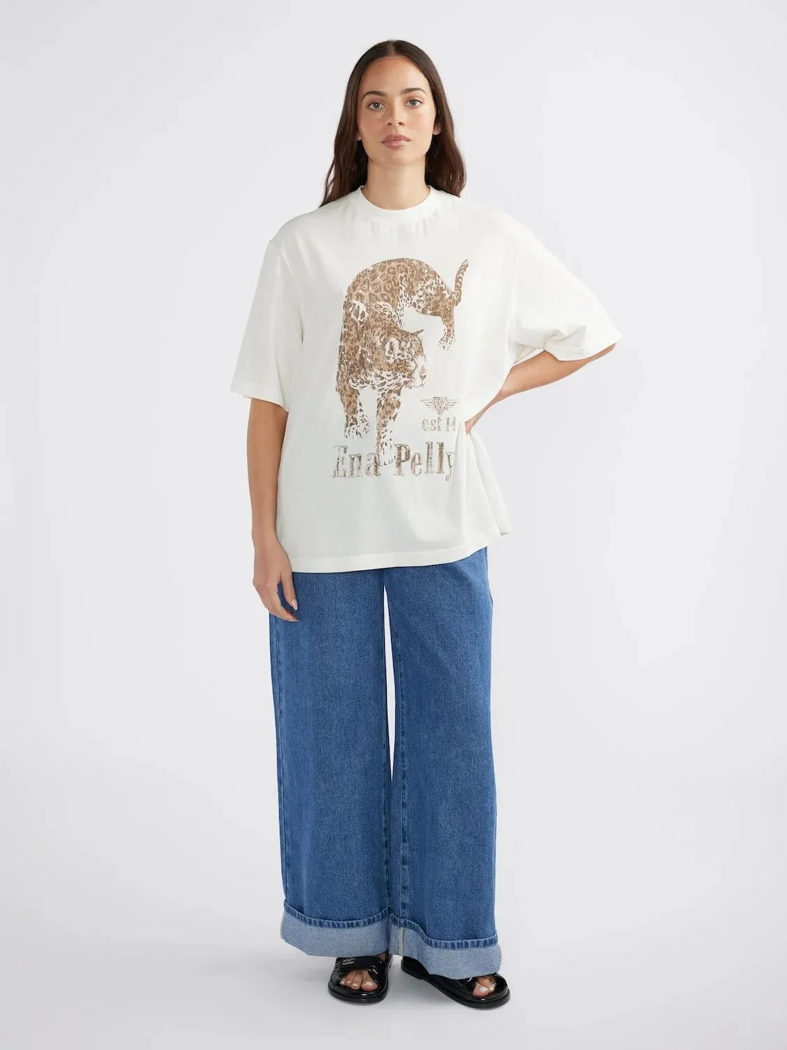 Ena Pelly - Jaguar Tee (Vintage White)