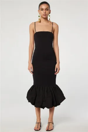 Eva Spaghetti Strap Knit Fishtail Dress