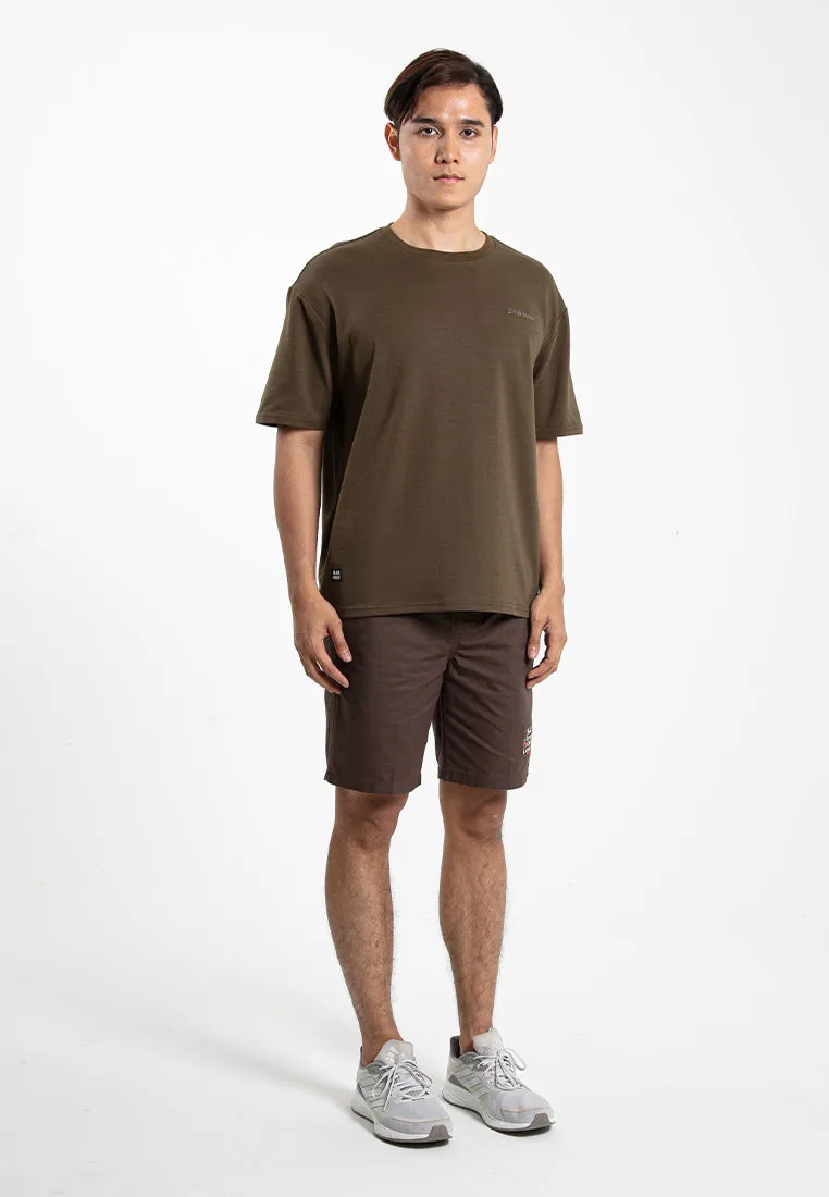 Forest Heavy Weight Cotton Oversized Round Neck Tee Men Casual | Baju T Shirt Lelaki - 621390