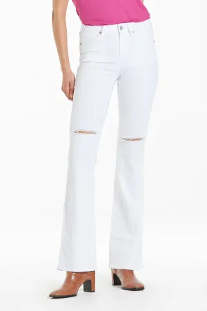 JAXTYN HIGH RISE BOOTCUT JEANS OPTIC WHITE
