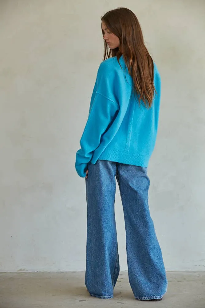 Knit Crew Neck Sweater