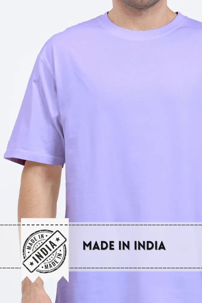 Lavender Oversized T-shirt for men