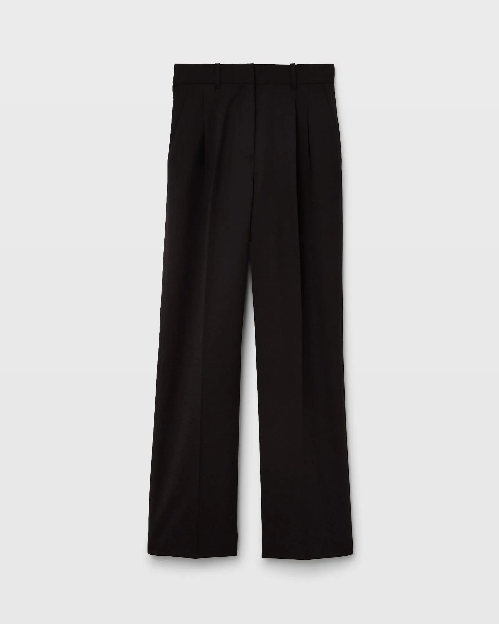 Lightweight Wool Pleated Trouser
