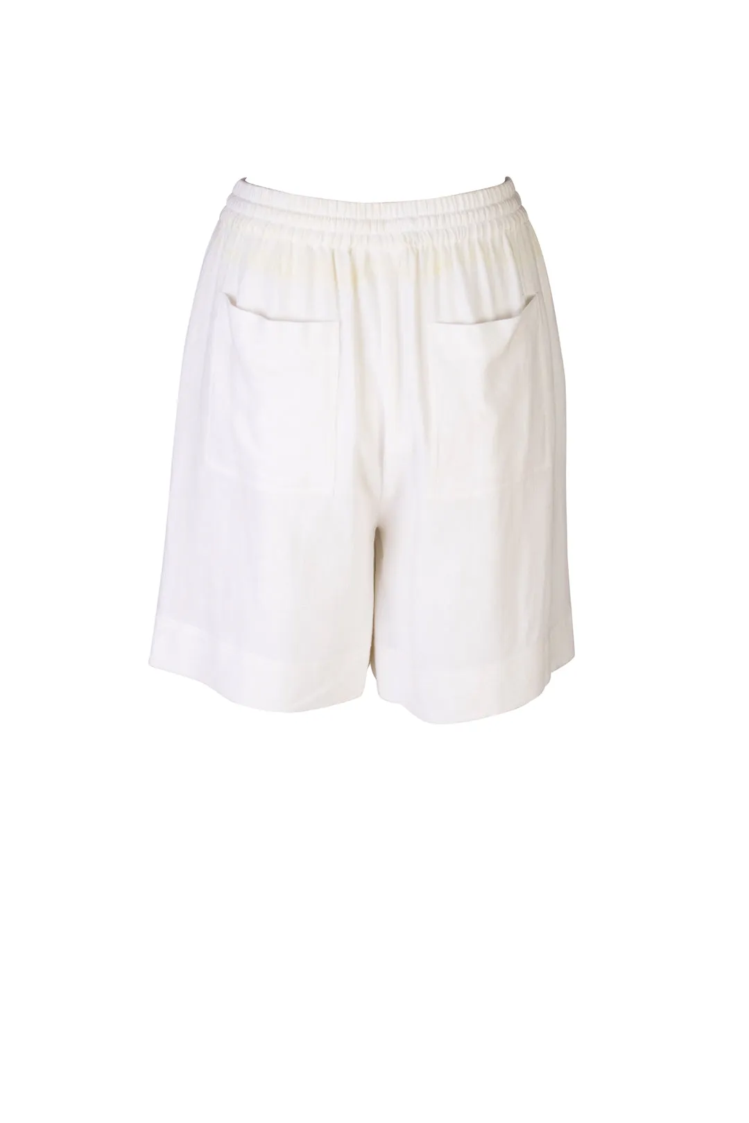 LINEN VISCOSE SHORTS