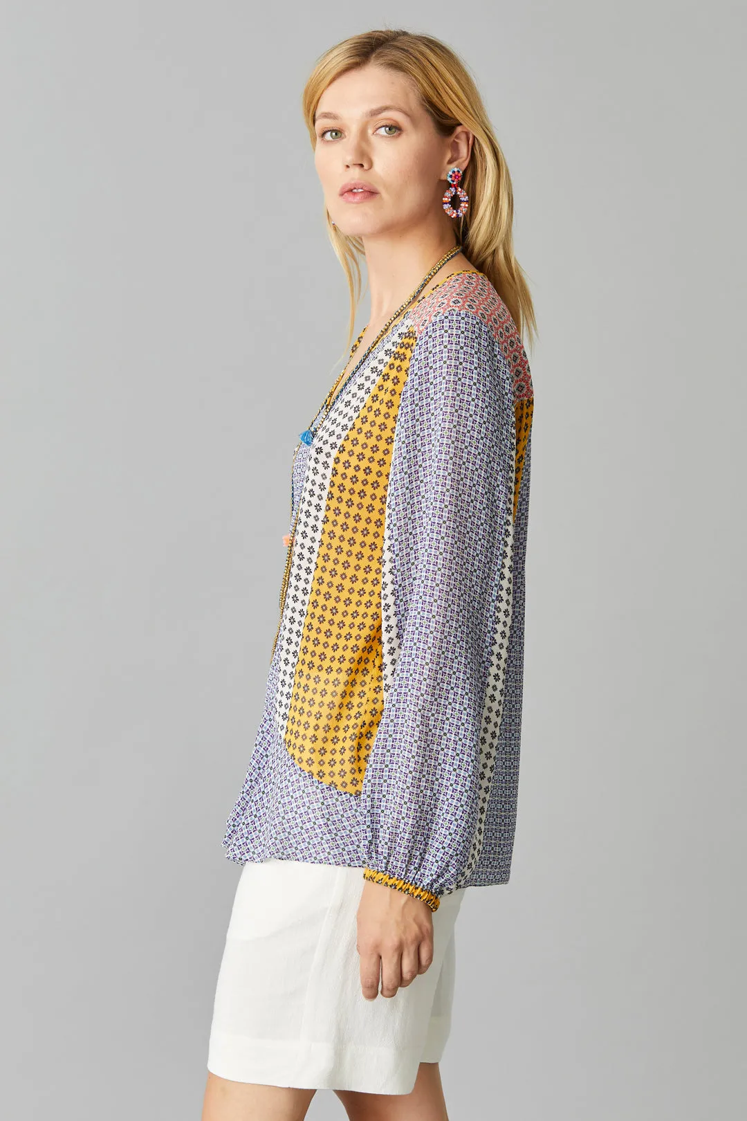 LINEN VISCOSE SHORTS