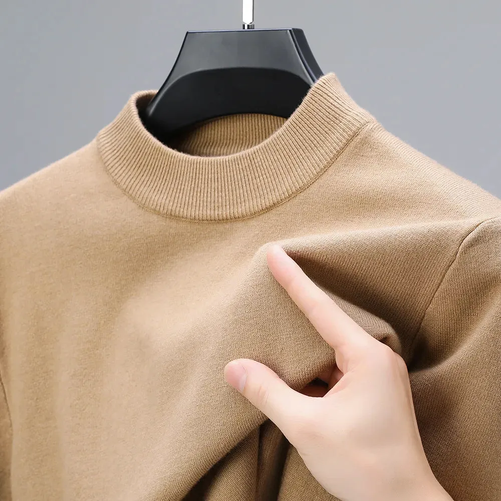 Men's Mock Neck Sweater