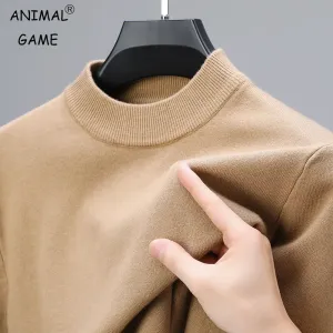 Men's Mock Neck Sweater