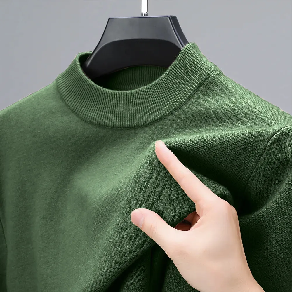 Men's Mock Neck Sweater