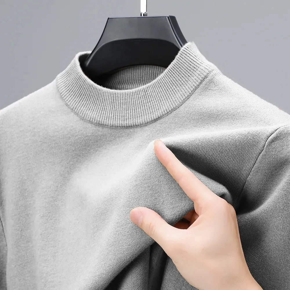 Men's Mock Neck Sweater