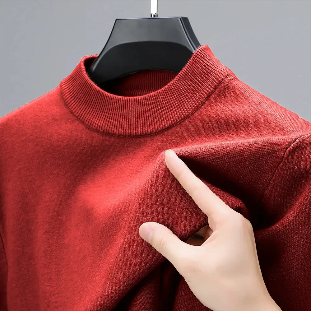 Men's Mock Neck Sweater