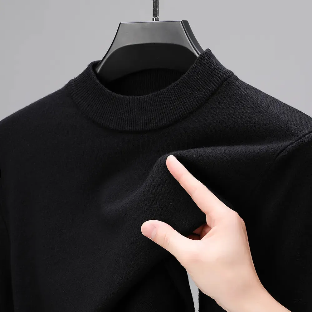 Men's Mock Neck Sweater