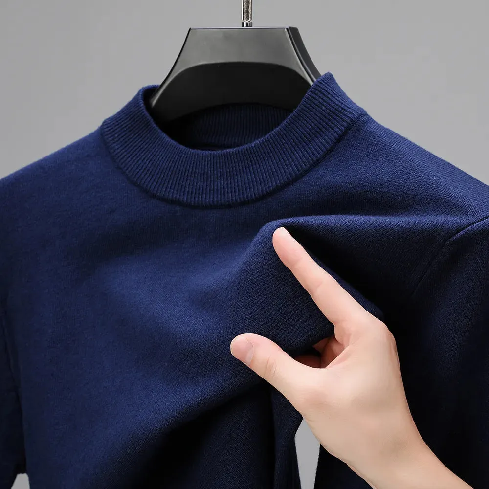 Men's Mock Neck Sweater