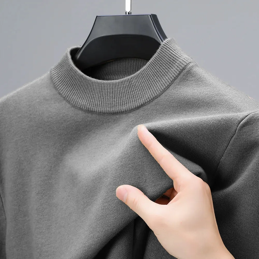 Men's Mock Neck Sweater