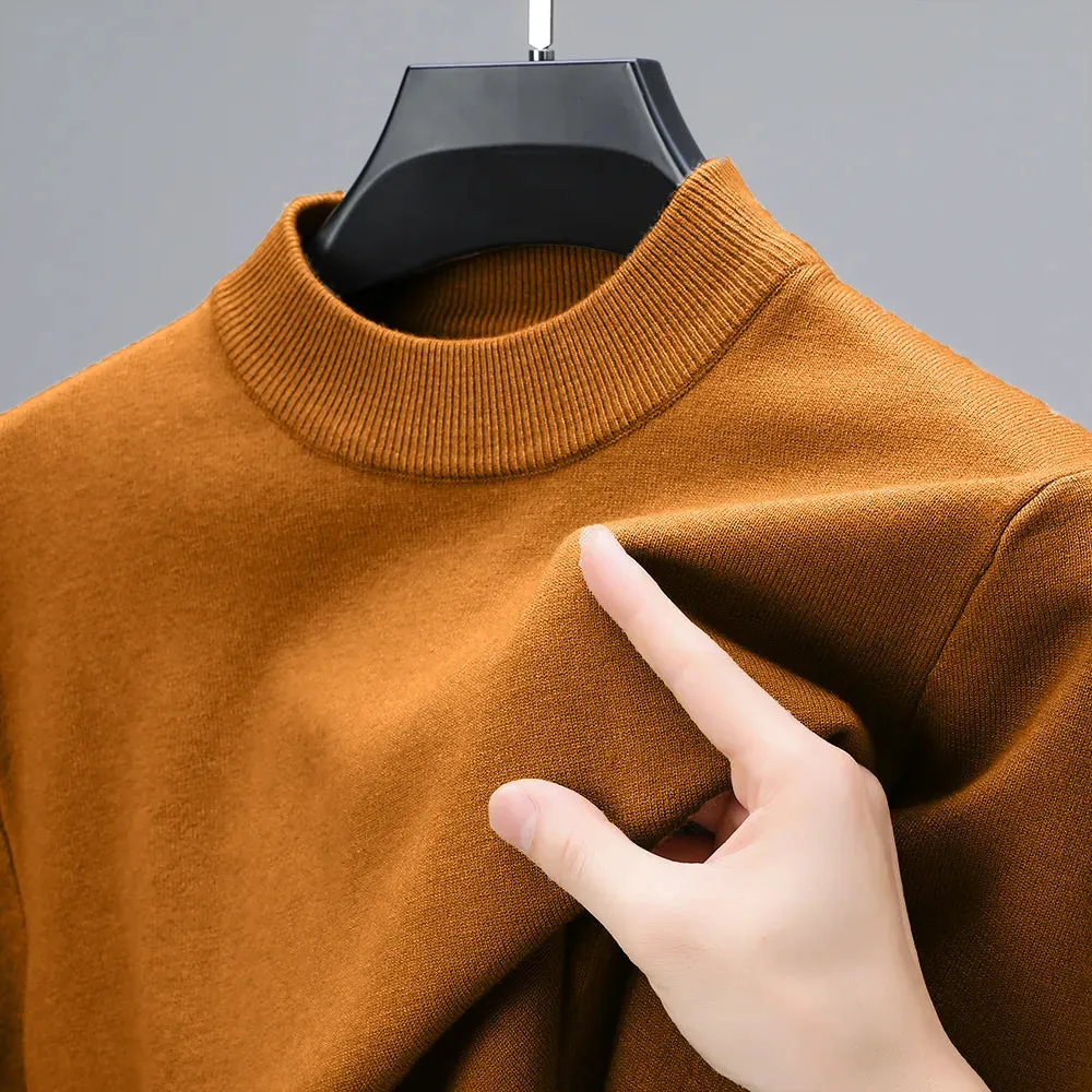 Men's Mock Neck Sweater