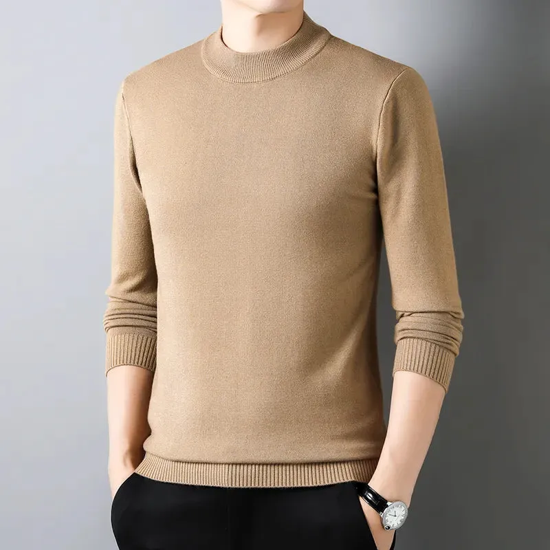 Men's Mock Neck Sweater