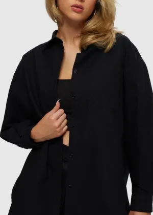 Oxford Blouse in Black