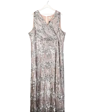 Phase Eight Metallic Daphne Sequin Maxi Dress UK XXL
