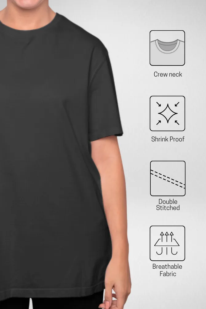 Pick Any 3 Plain Oversized T Shirt Combo for Women