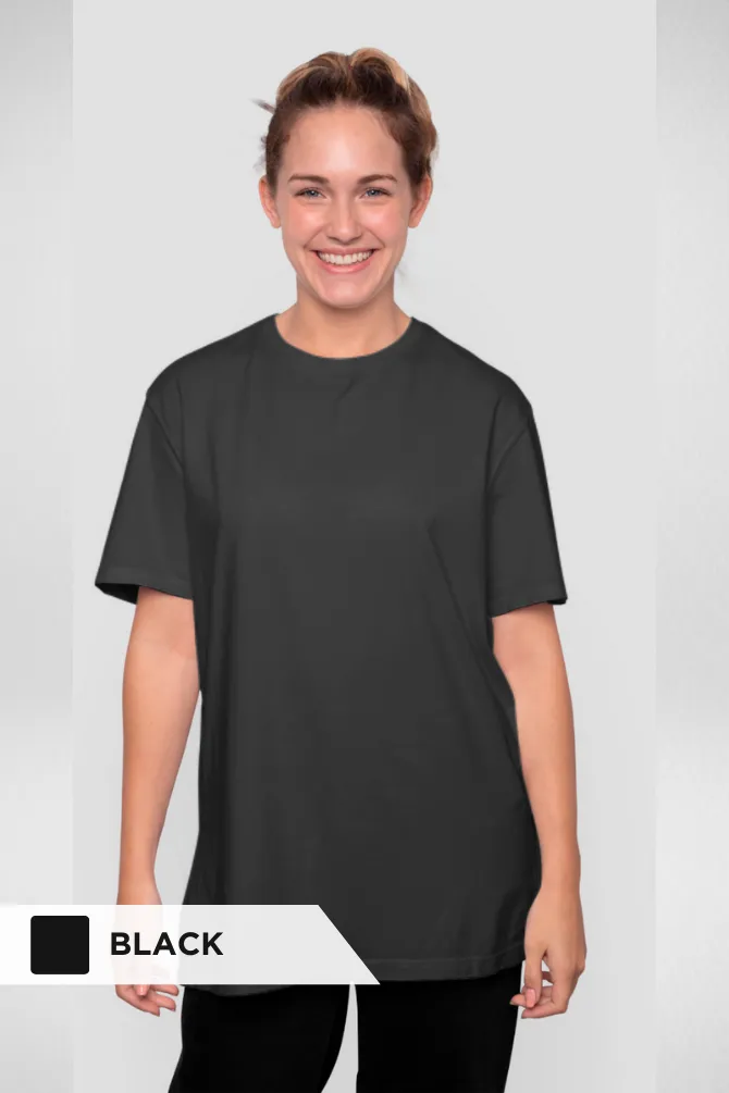 Pick Any 3 Plain Oversized T Shirt Combo for Women