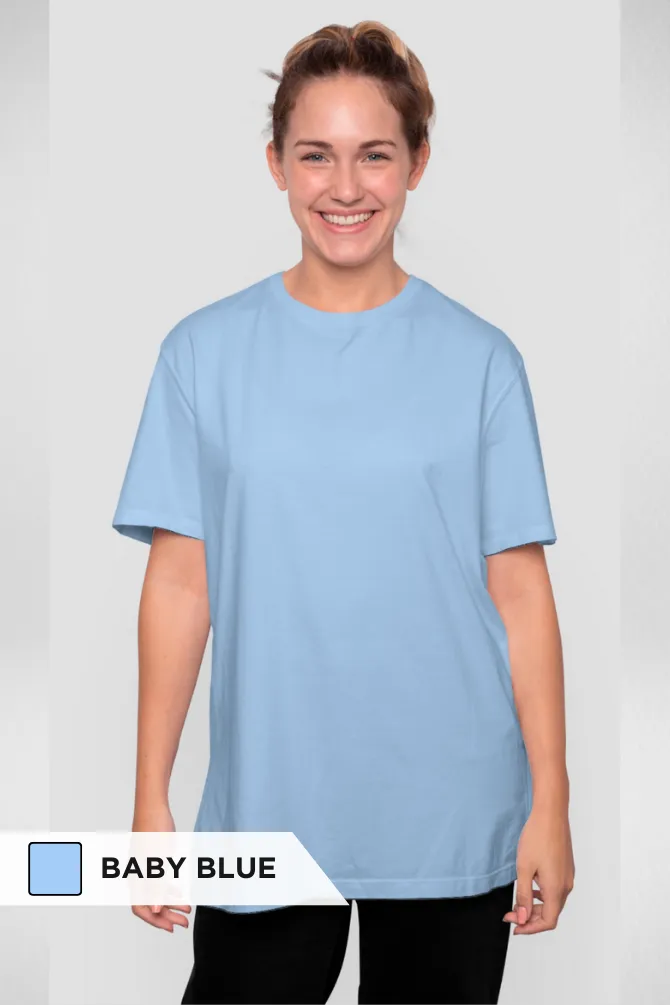 Pick Any 3 Plain Oversized T Shirt Combo for Women