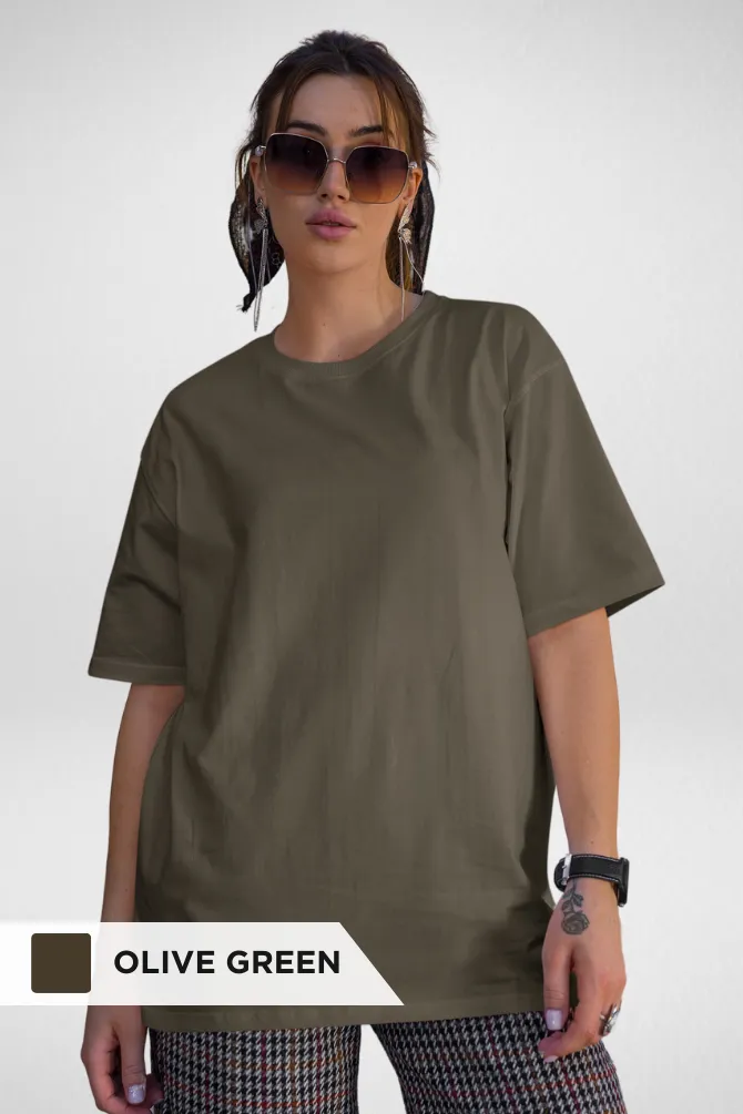 Pick Any 3 Plain Oversized T Shirt Combo for Women