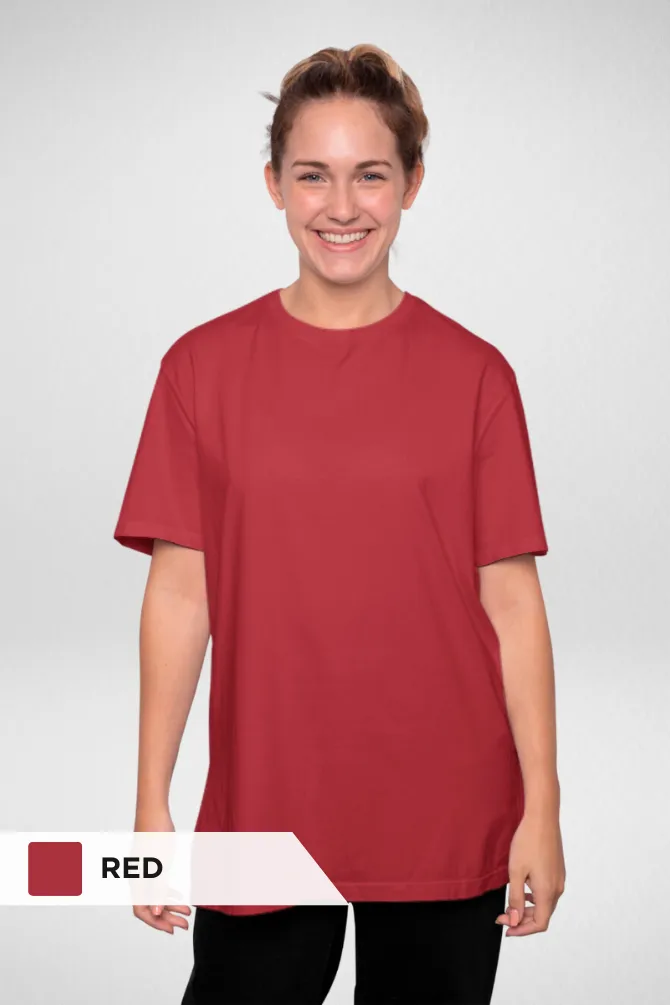 Pick Any 3 Plain Oversized T Shirt Combo for Women