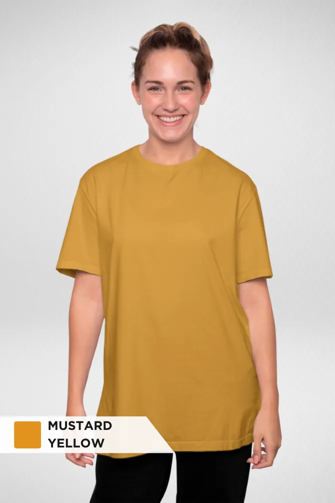 Pick Any 3 Plain Oversized T Shirt Combo for Women