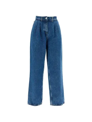 Shake High-Waisted Wide-Leg Denim Jeans