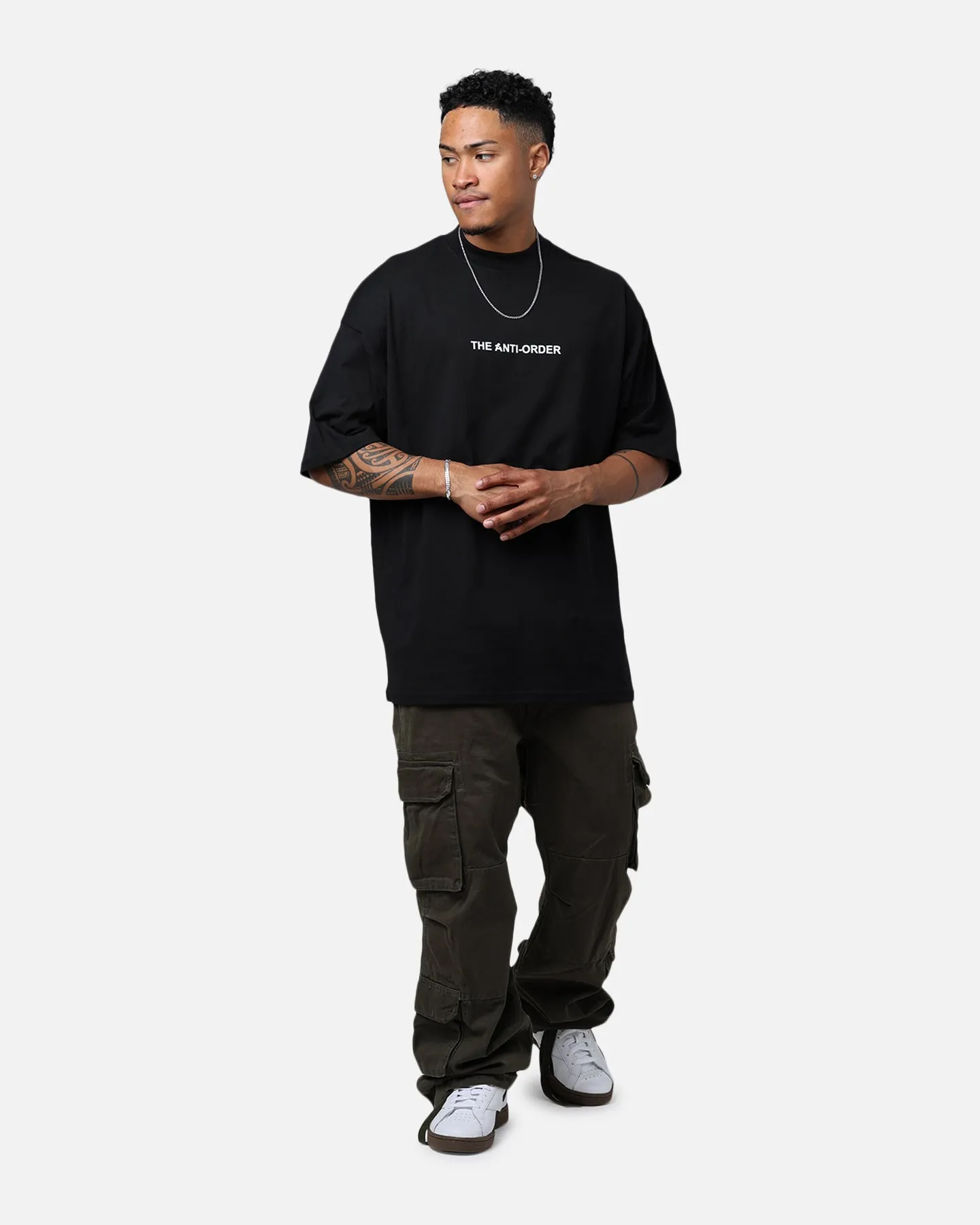 The Anti Order Endless Egress Mock T-Shirt Black