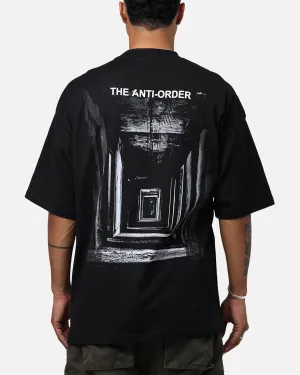 The Anti Order Endless Egress Mock T-Shirt Black